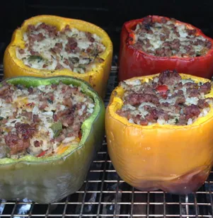 Stuffed Smoked Peppers