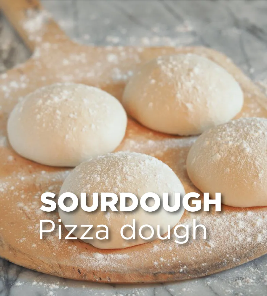 Sourdough pizza dough