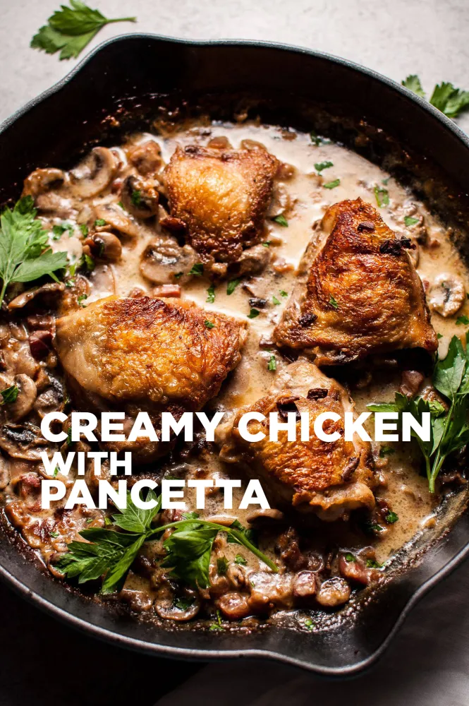 Creamy Chicken with Pancetta