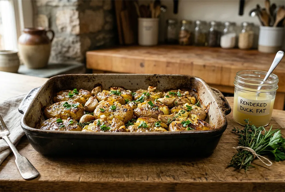 Duck Fat Roast Potatoes