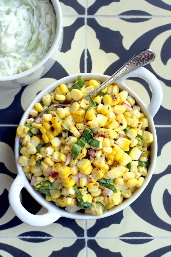 Grilled Corn Salad