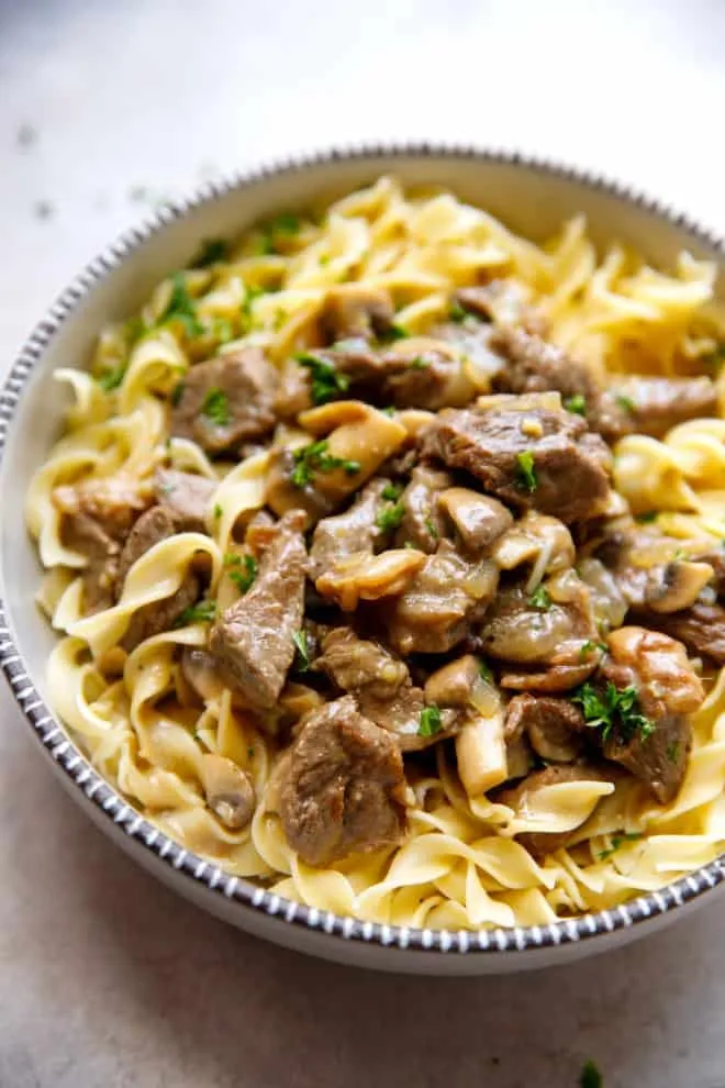Beef Stroganoff