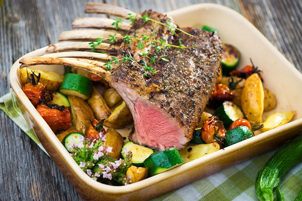 Crumb Crusted Rack of Lamb