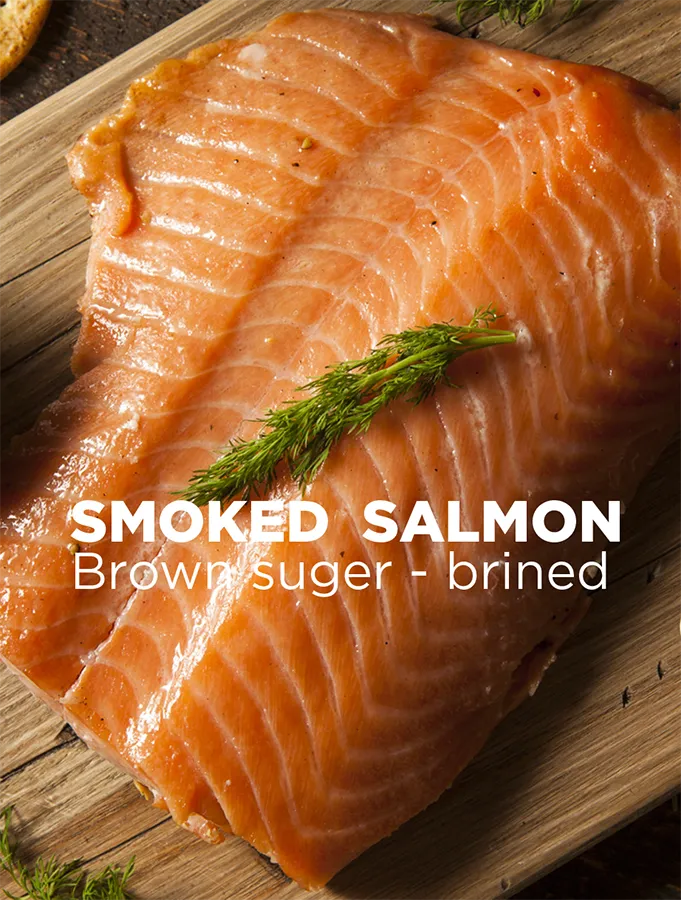 BROWN SUGAR-BRINED SMOKED SALMON
